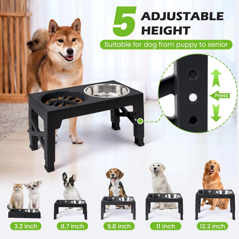 Elevated Dog Feeder Bowls Adju - огляд і ціна Royal Canin Food Medium
