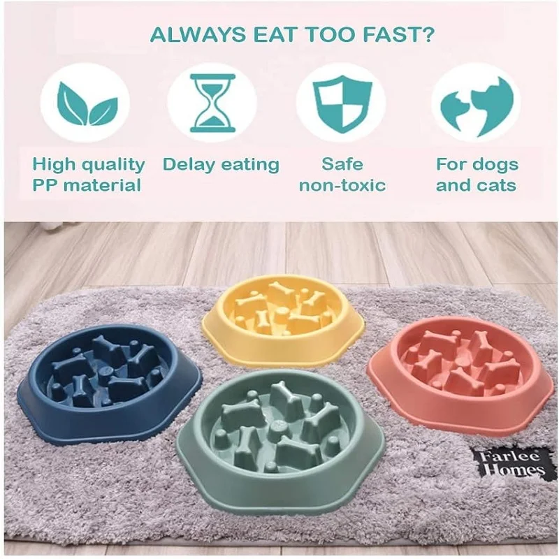 Slow Feeder Dog Bowl Non Slip  - огляд і ціна Royal Canin Food Medium