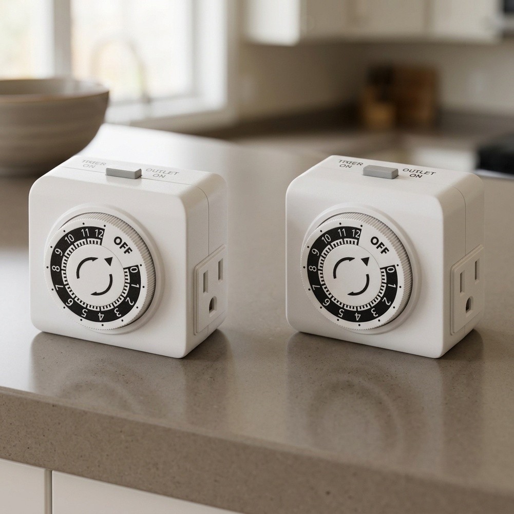 2 Pack 24 Hour Indoor Mechanic - огляд і ціна Timer Dual Outlet